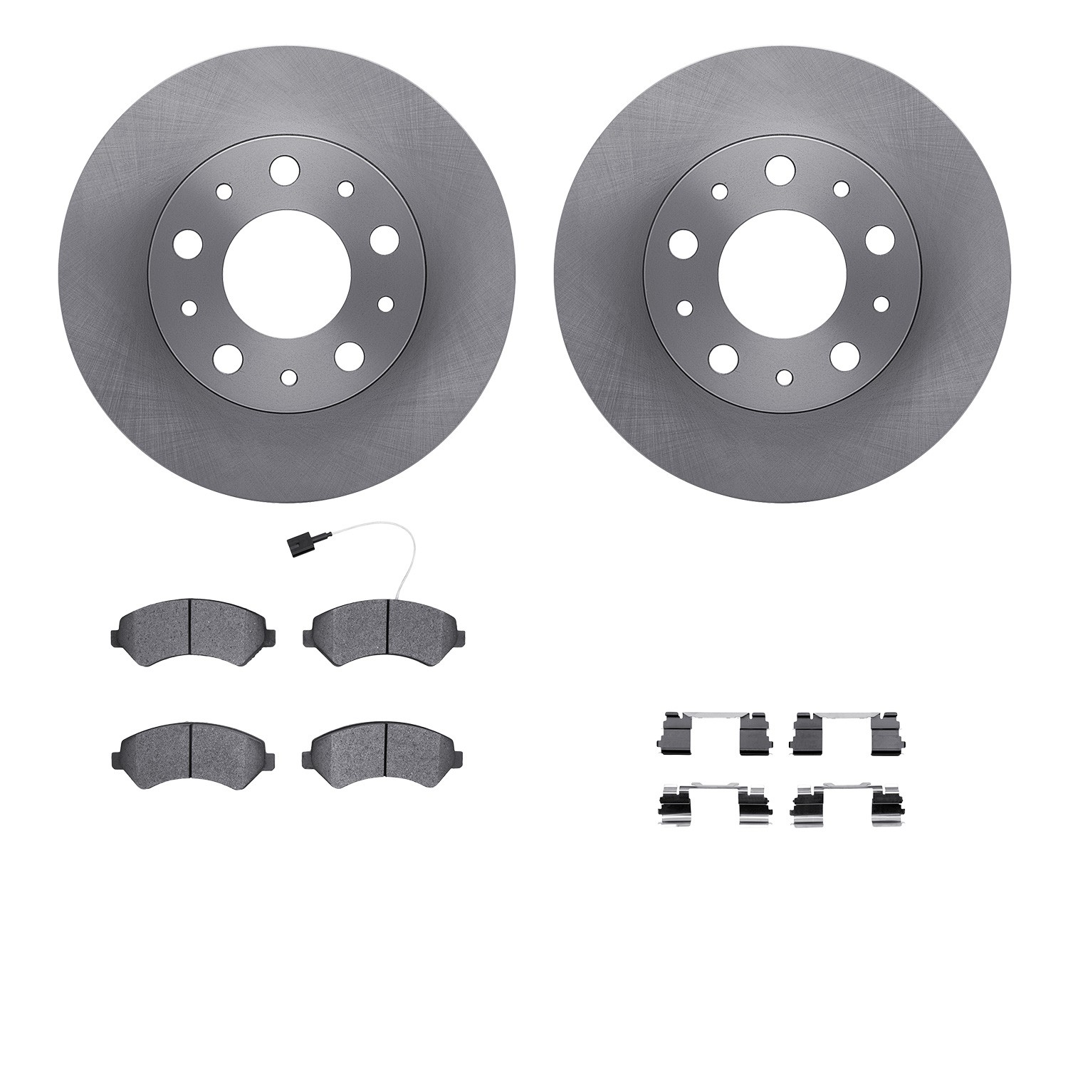 DFC Brake Rotor- HD Brake Pad - Hardware