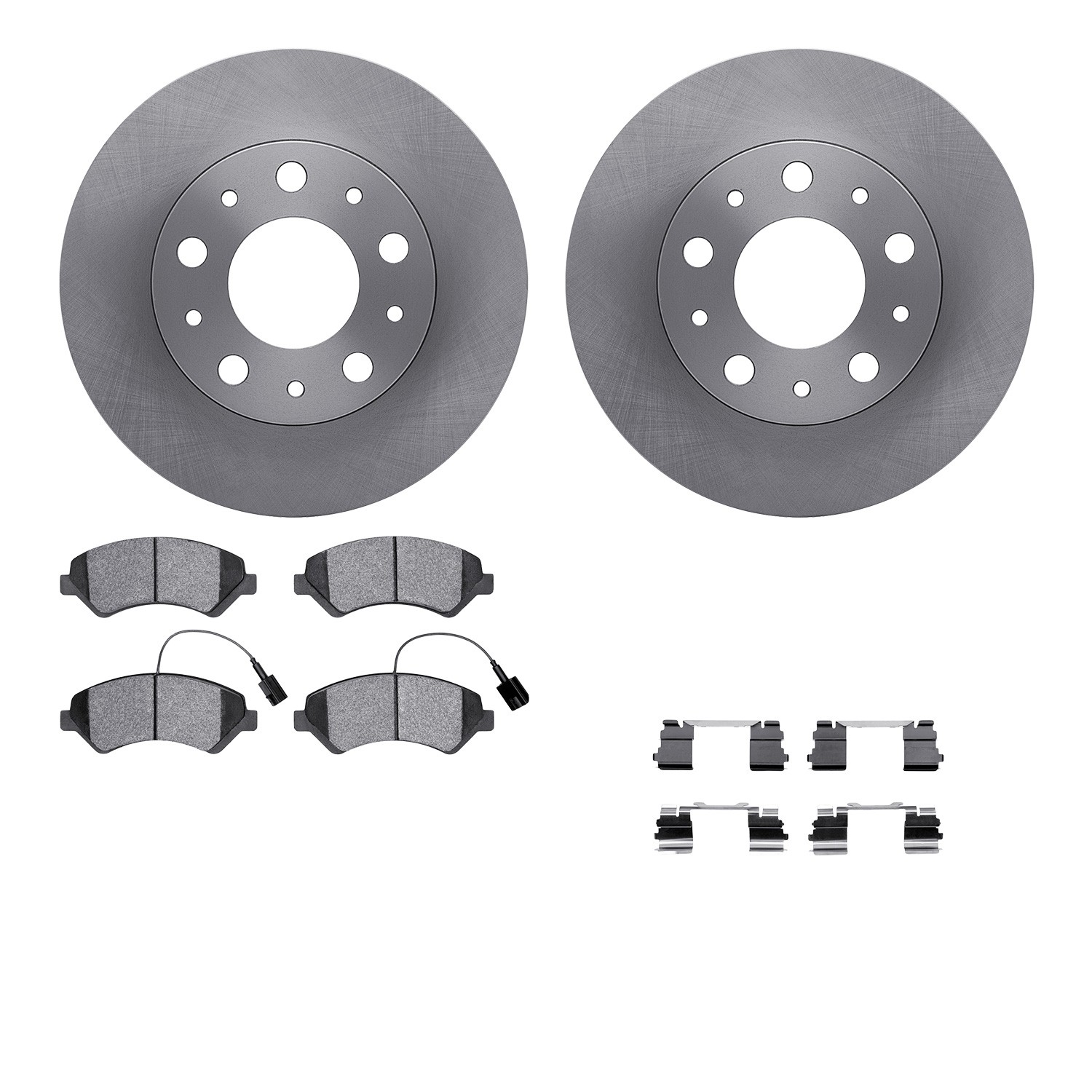 DFC Brake Rotor- HD Brake Pad - Hardware