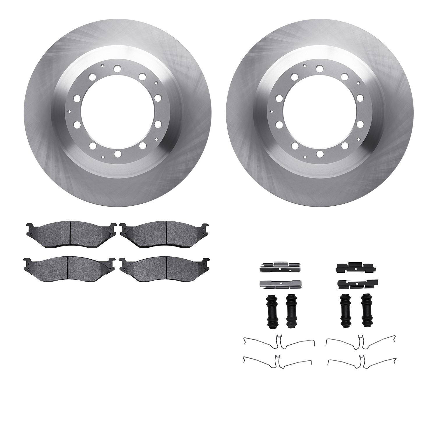 DFC Brake Rotor- HD Brake Pad - Hardware