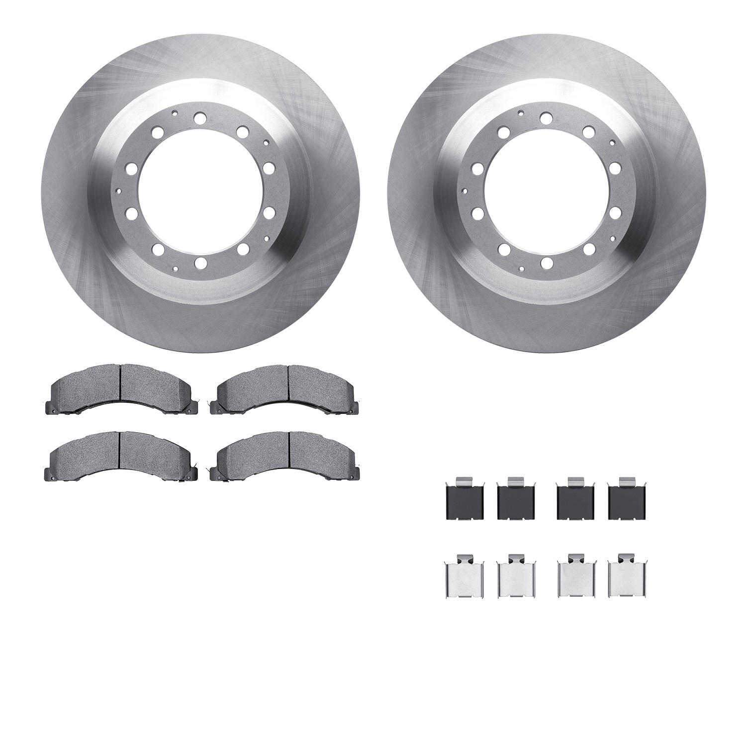 DFC Brake Rotor- HD Brake Pad - Hardware