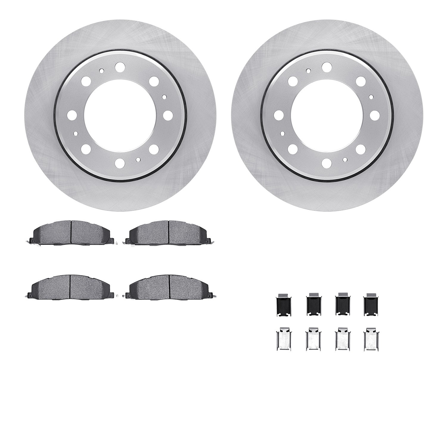 DFC Brake Rotor- HD Brake Pad - Hardware