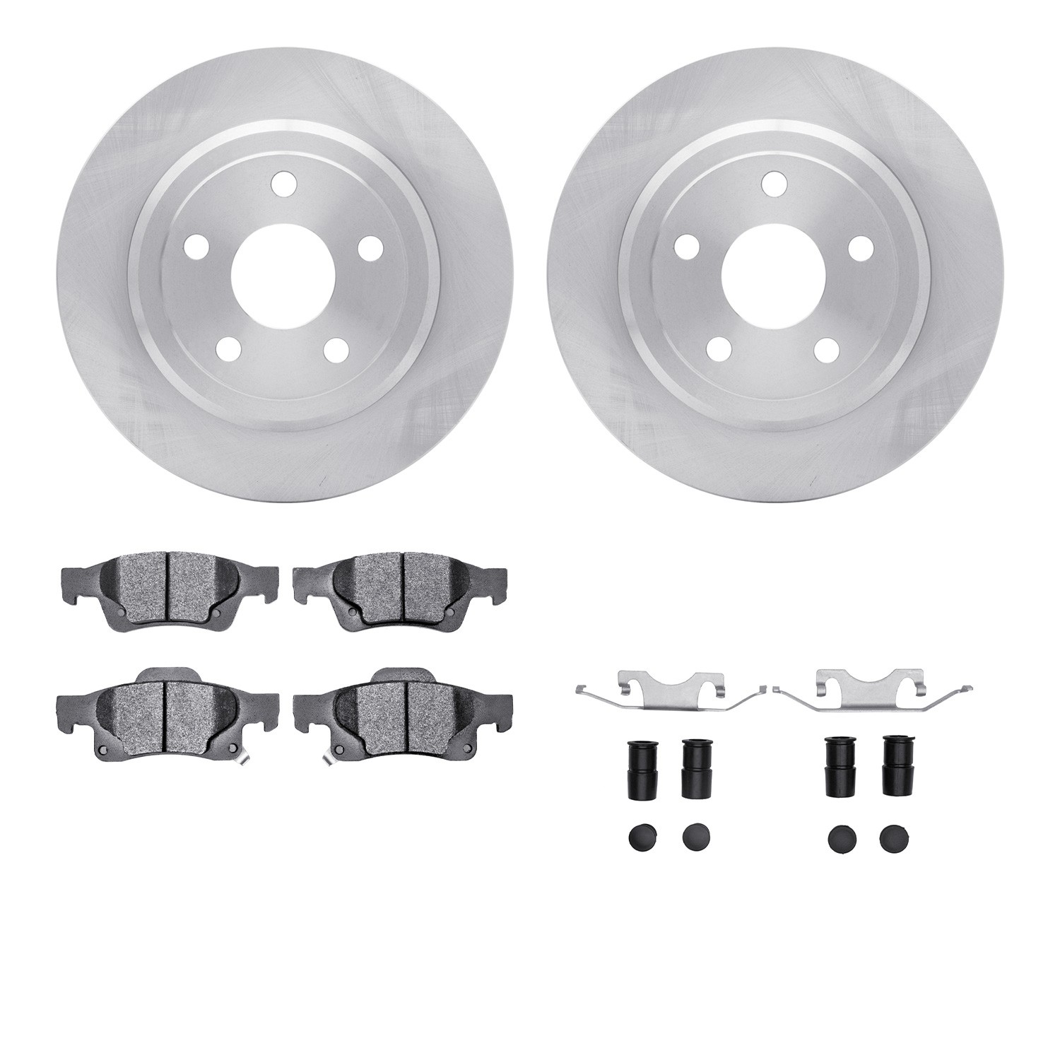 DFC Brake Rotor- HD Brake Pad - Hardware