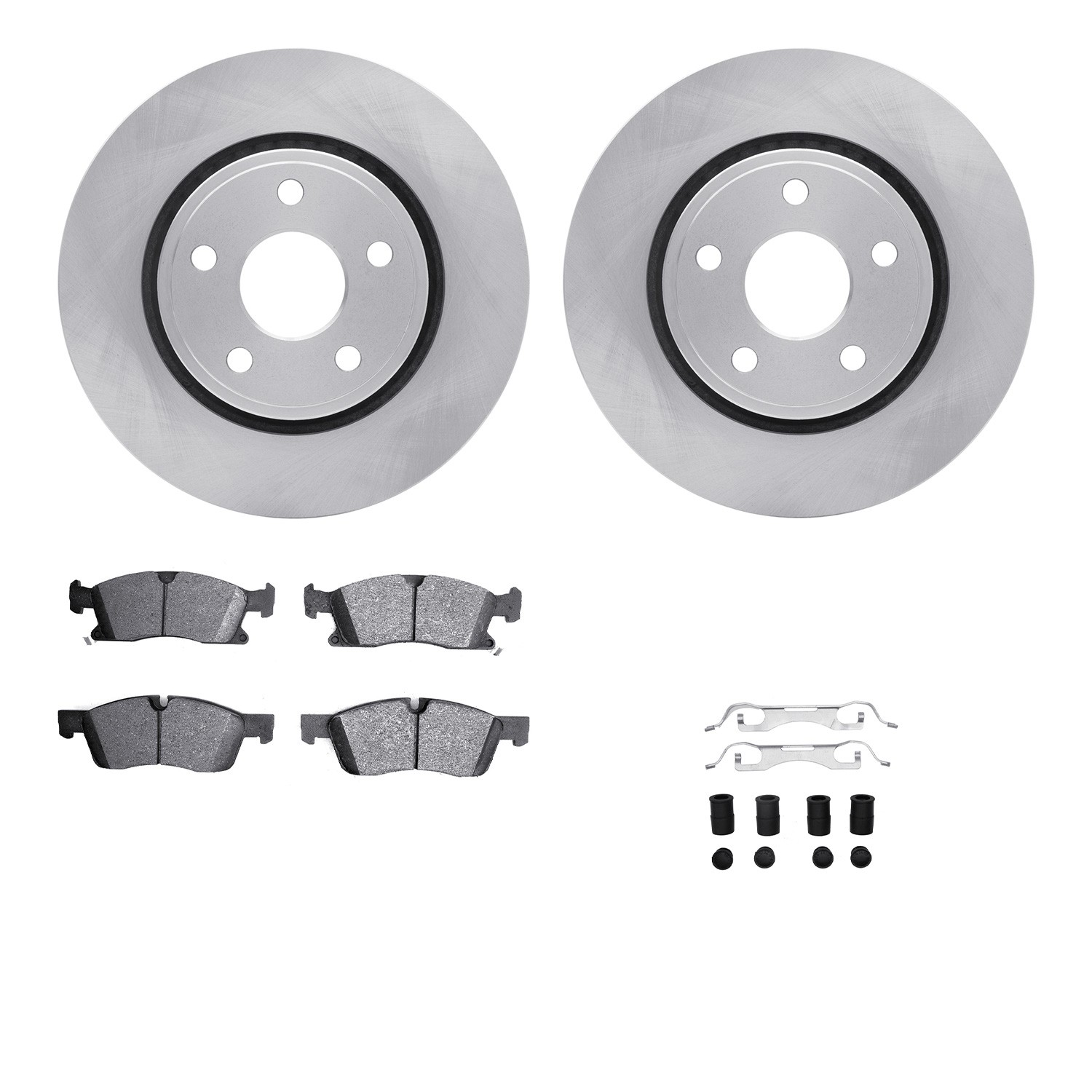 DFC Brake Rotor- HD Brake Pad - Hardware