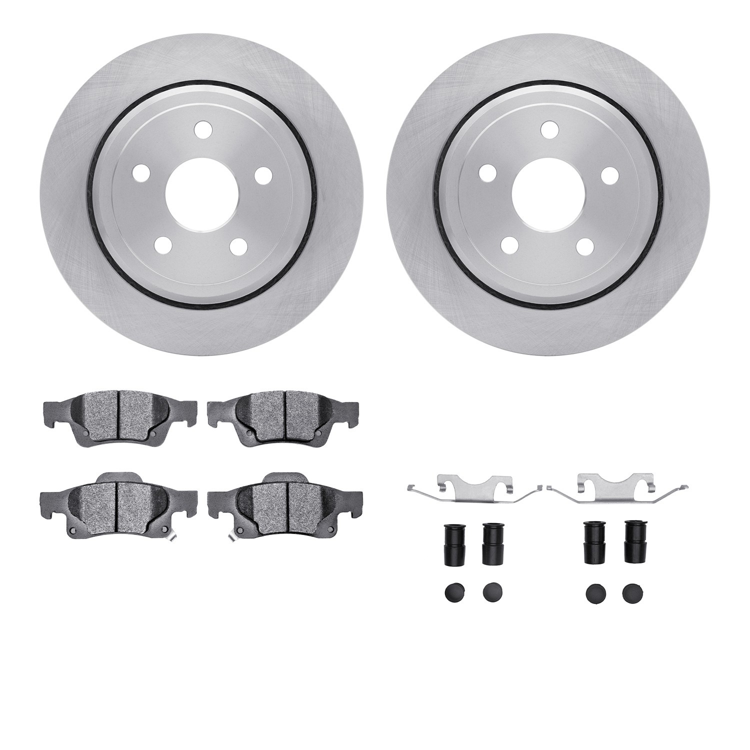 DFC Brake Rotor- HD Brake Pad - Hardware