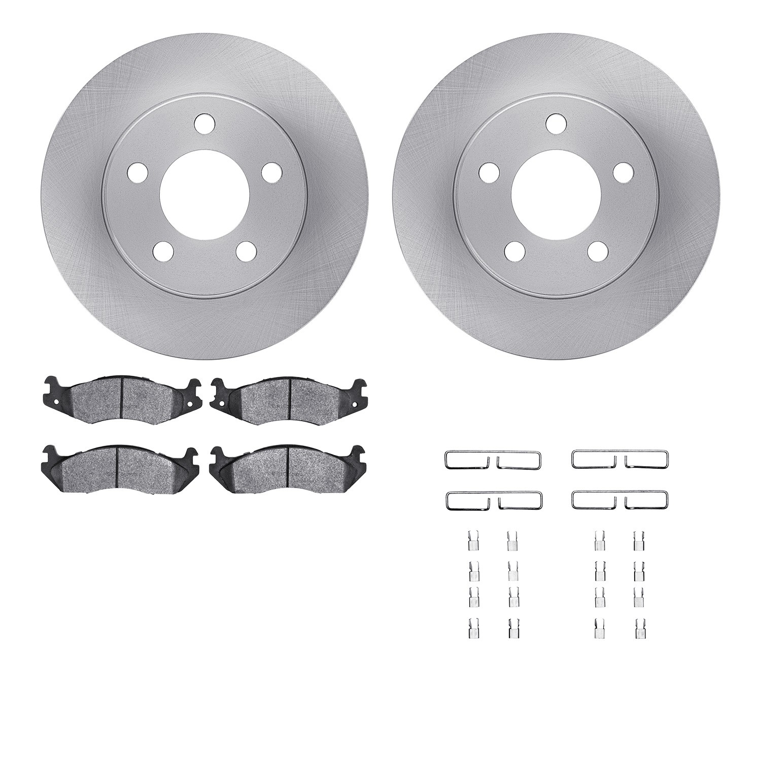 DFC Brake Rotor- HD Brake Pad - Hardware