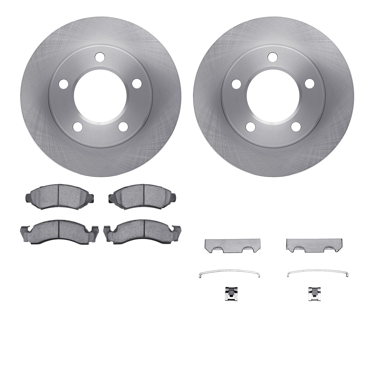 DFC Brake Rotor- HD Brake Pad - Hardware