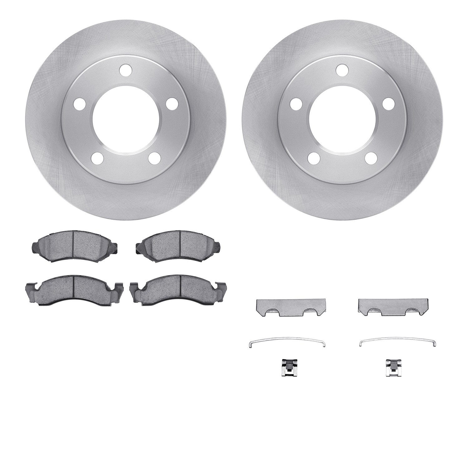 DFC Brake Rotor- HD Brake Pad - Hardware