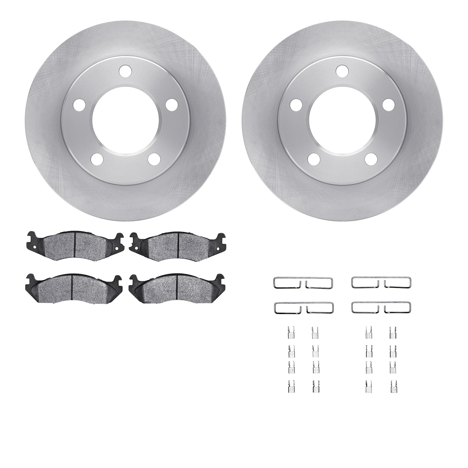 DFC Brake Rotor- HD Brake Pad - Hardware