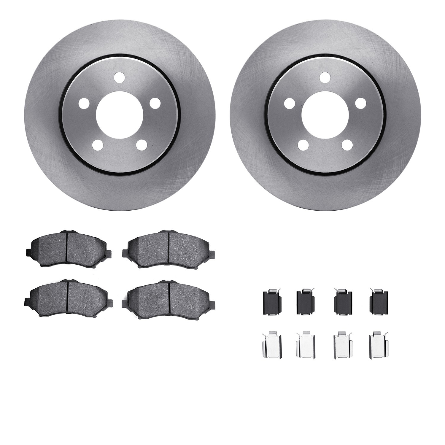 DFC Brake Rotor- HD Brake Pad - Hardware