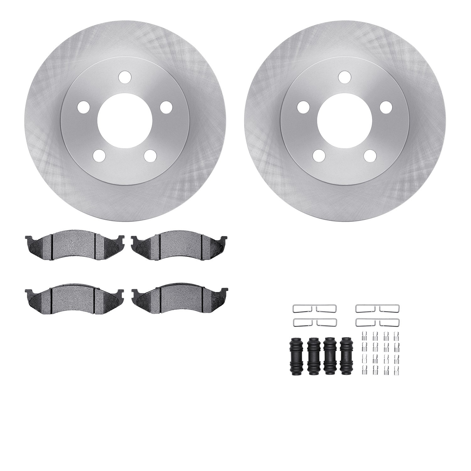 DFC Brake Rotor- HD Brake Pad - Hardware