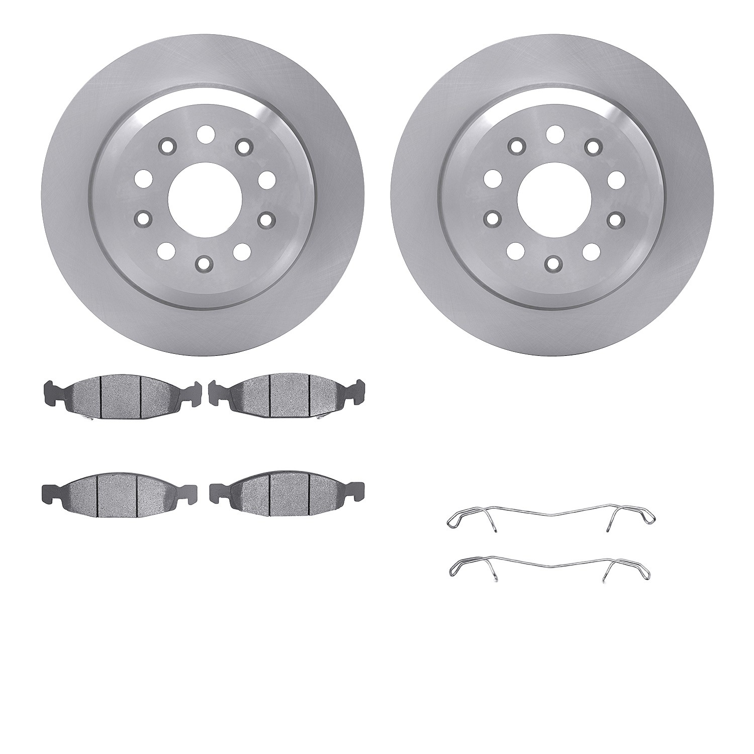 DFC Brake Rotor- HD Brake Pad - Hardware