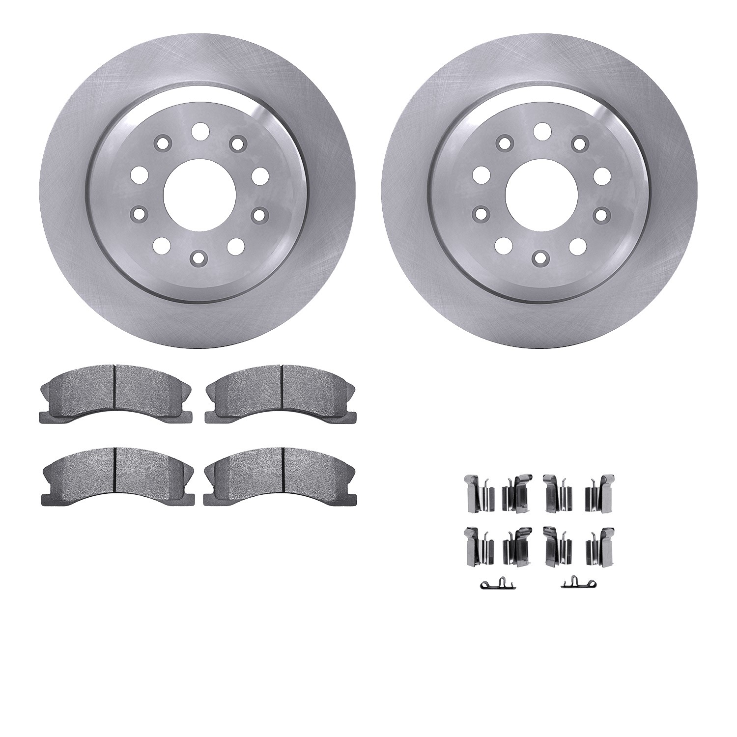 DFC Brake Rotor- HD Brake Pad - Hardware