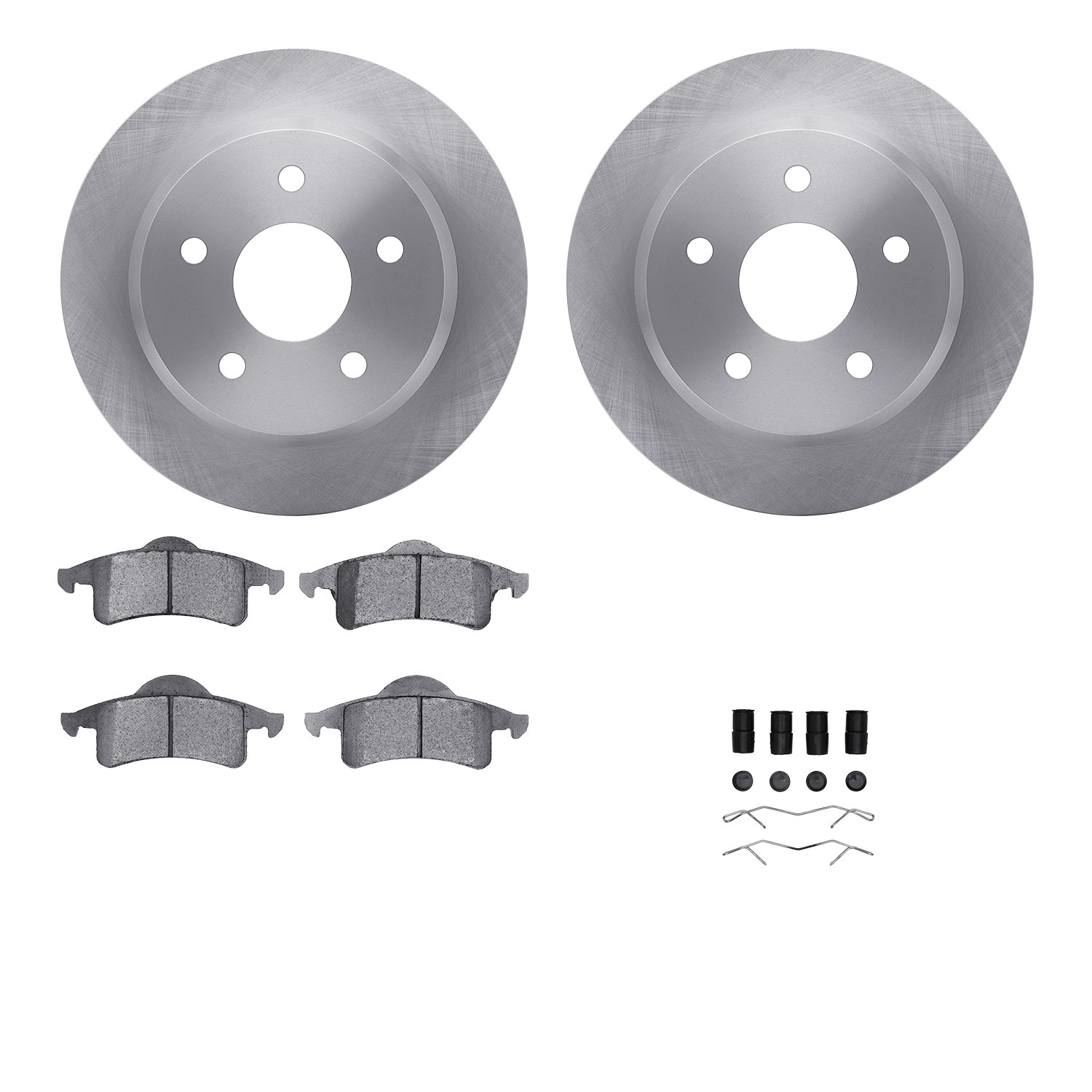 DFC Brake Rotor- HD Brake Pad - Hardware