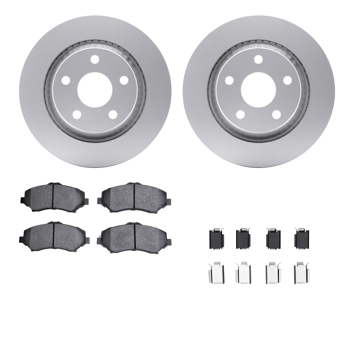 DFC Brake Rotor- HD Brake Pad - Hardware