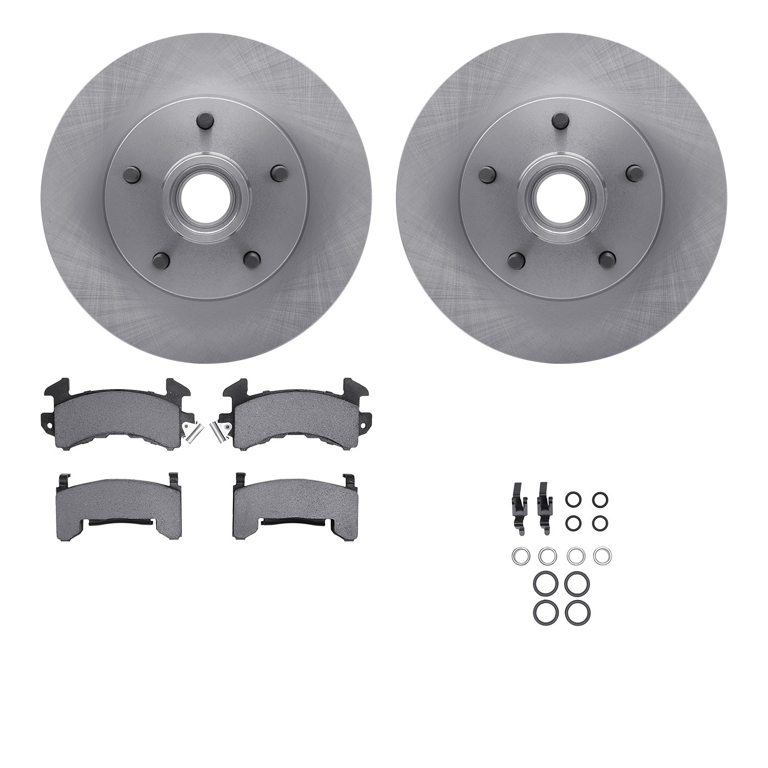 DFC Brake Rotor- HD Brake Pad - Hardware