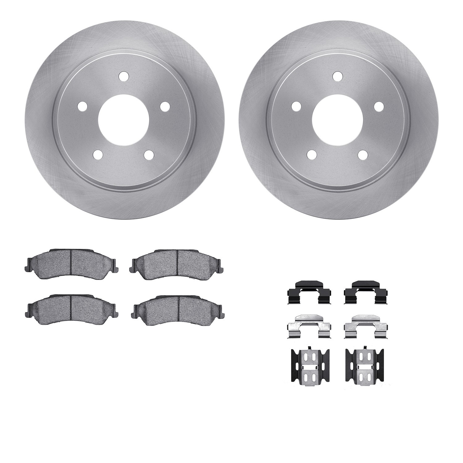 DFC Brake Rotor- HD Brake Pad - Hardware