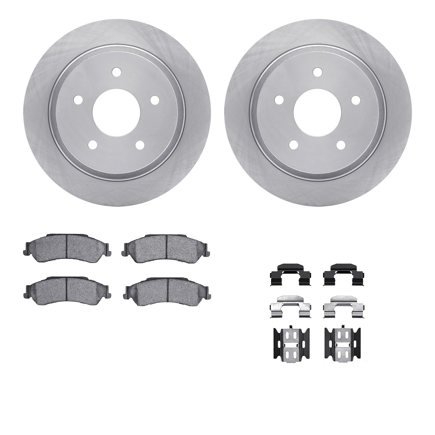 DFC Brake Rotor- HD Brake Pad - Hardware