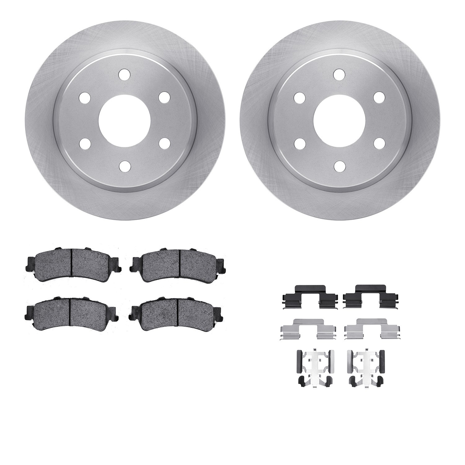 DFC Brake Rotor- HD Brake Pad - Hardware