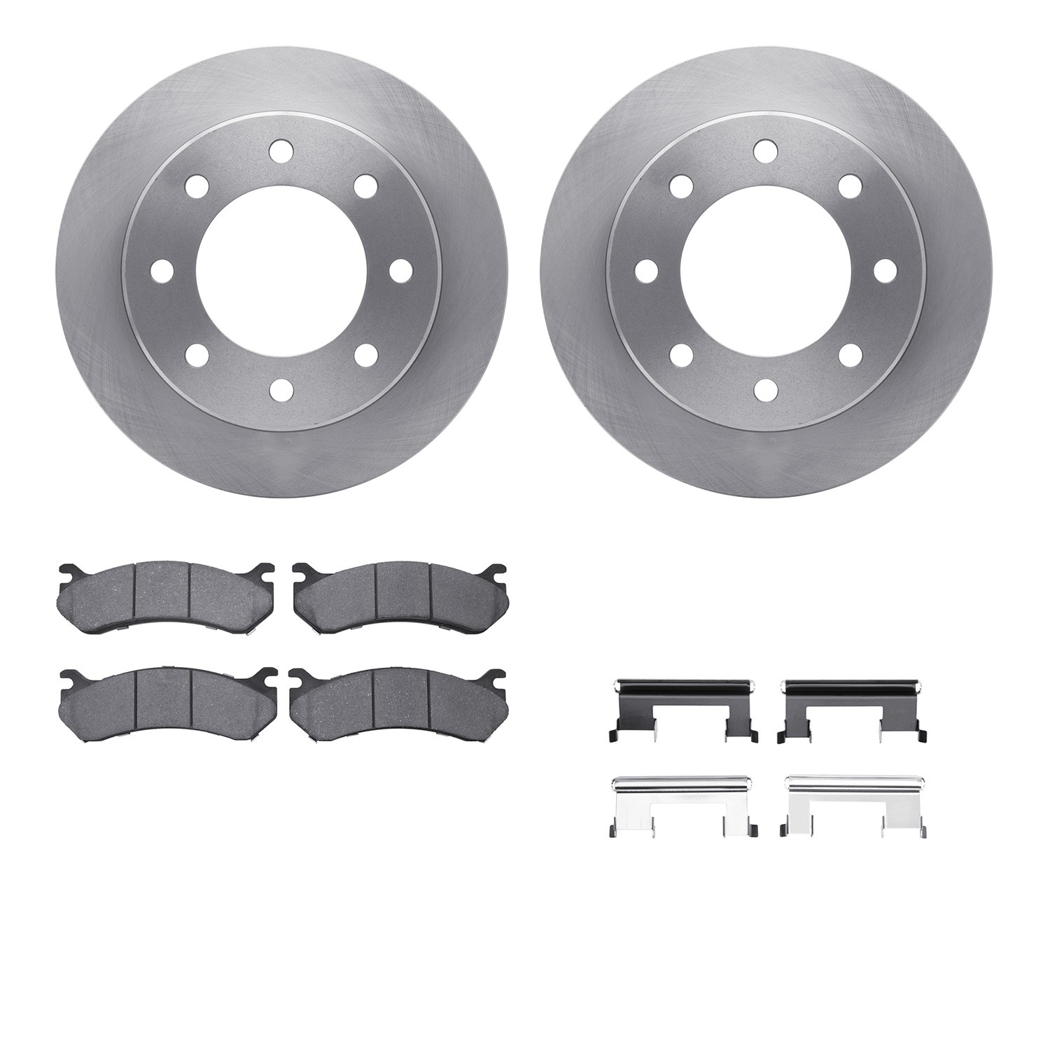 DFC Brake Rotor- HD Brake Pad - Hardware