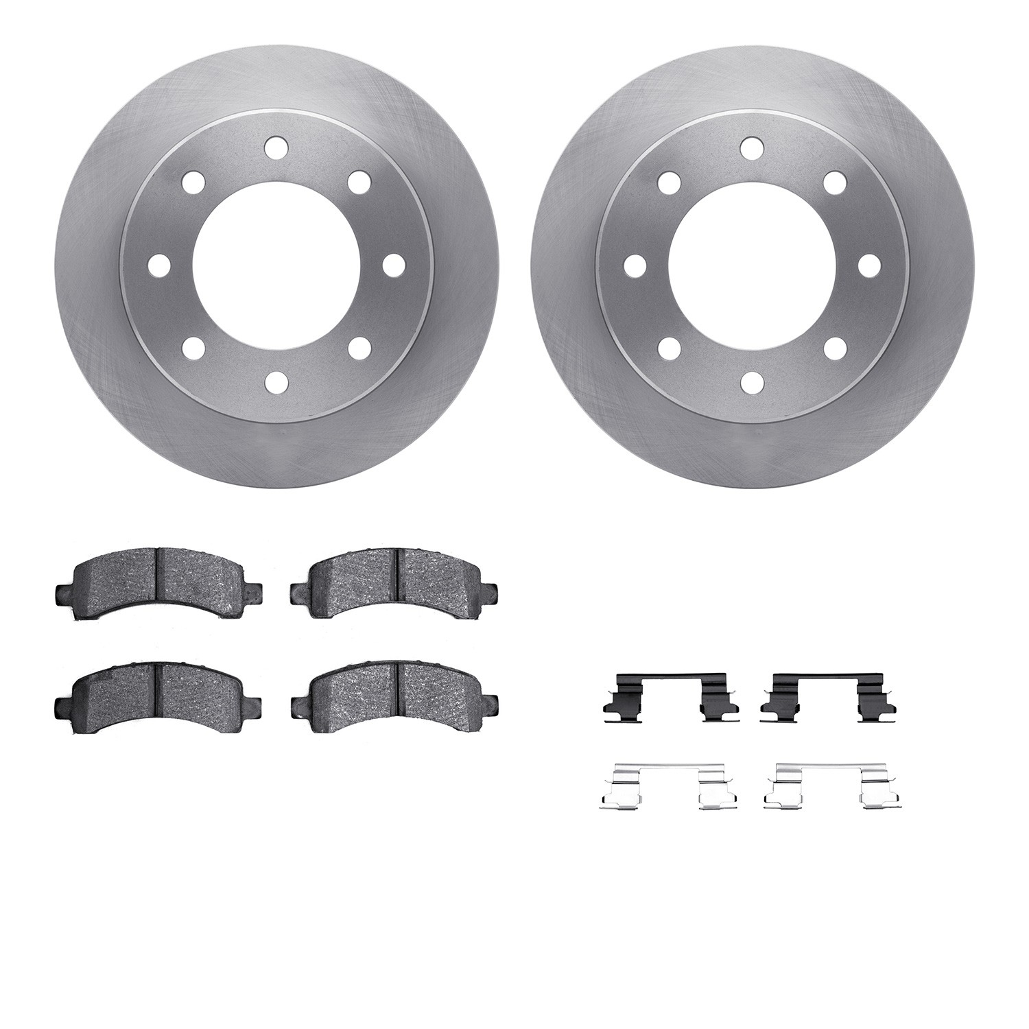DFC Brake Rotor- HD Brake Pad - Hardware