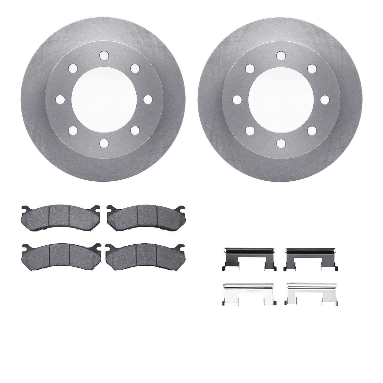DFC Brake Rotor- HD Brake Pad - Hardware
