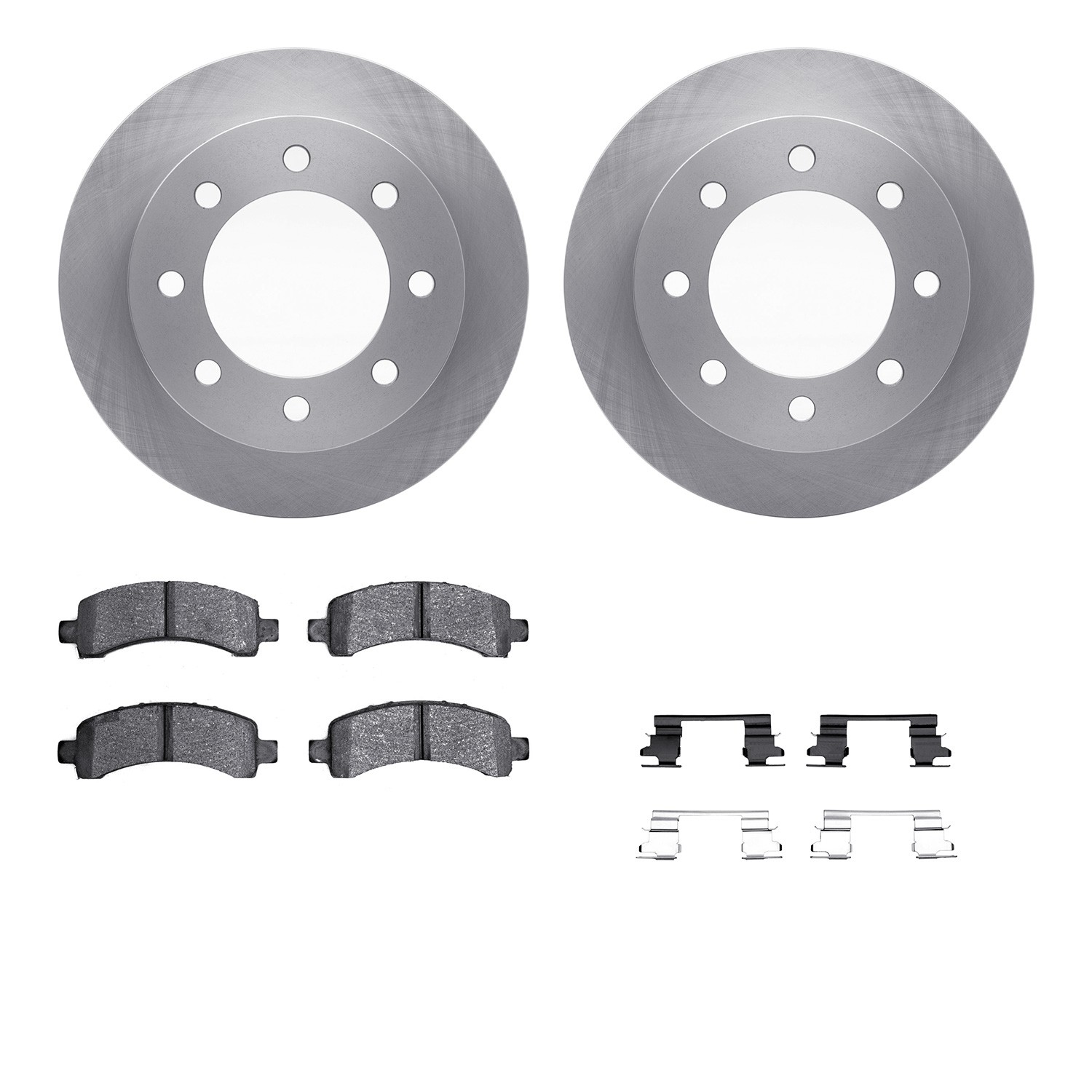 DFC Brake Rotor- HD Brake Pad - Hardware