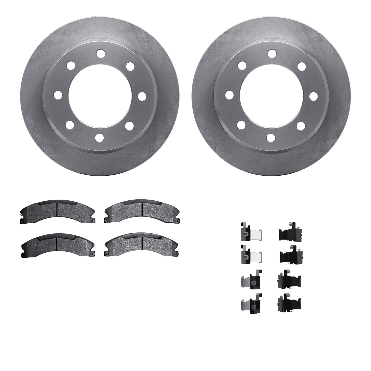DFC Brake Rotor- HD Brake Pad - Hardware