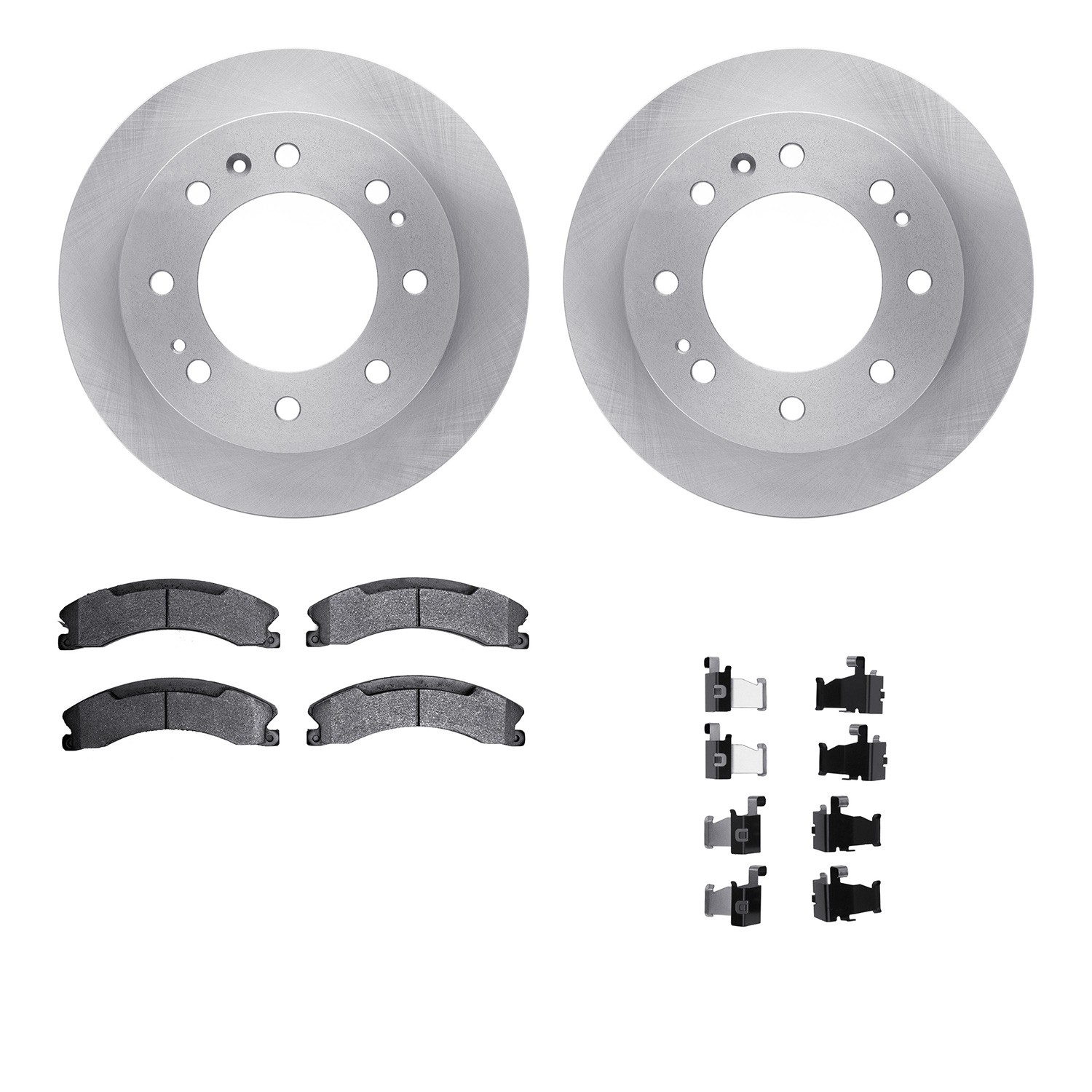 DFC Brake Rotor- HD Brake Pad - Hardware