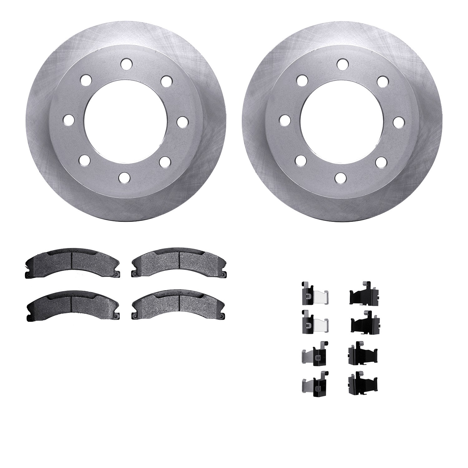DFC Brake Rotor- HD Brake Pad - Hardware