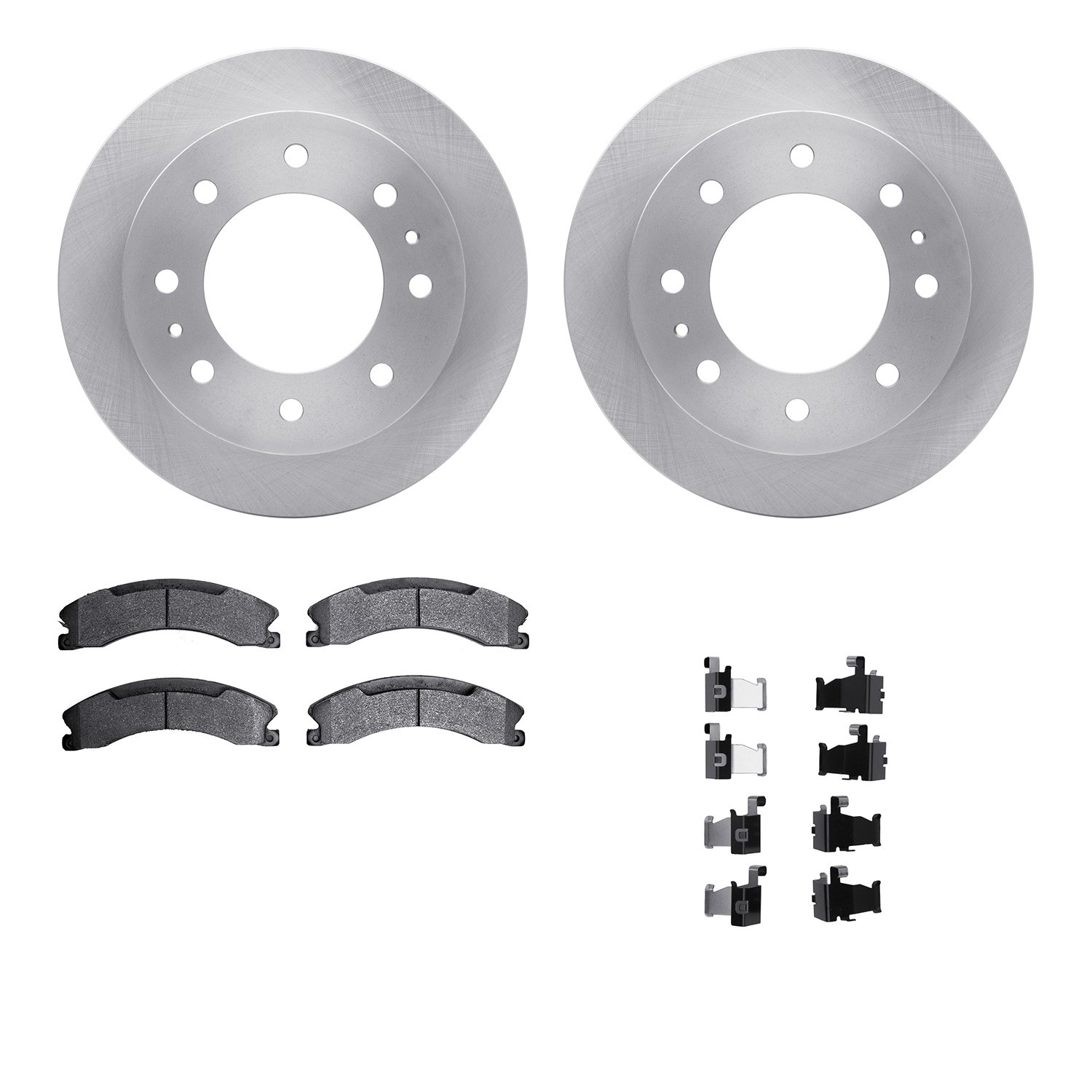 DFC Brake Rotor- HD Brake Pad - Hardware