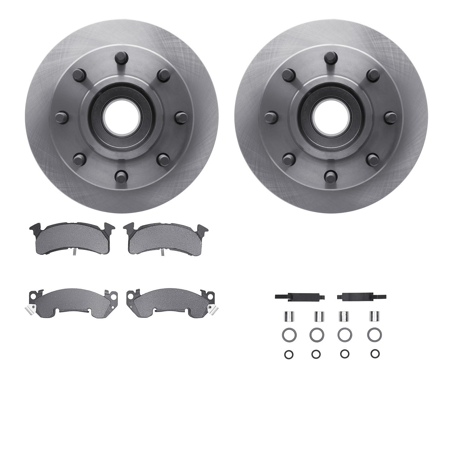 DFC Brake Rotor- HD Brake Pad - Hardware