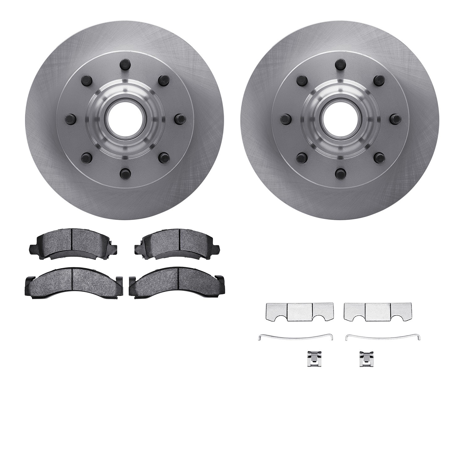 DFC Brake Rotor- HD Brake Pad - Hardware