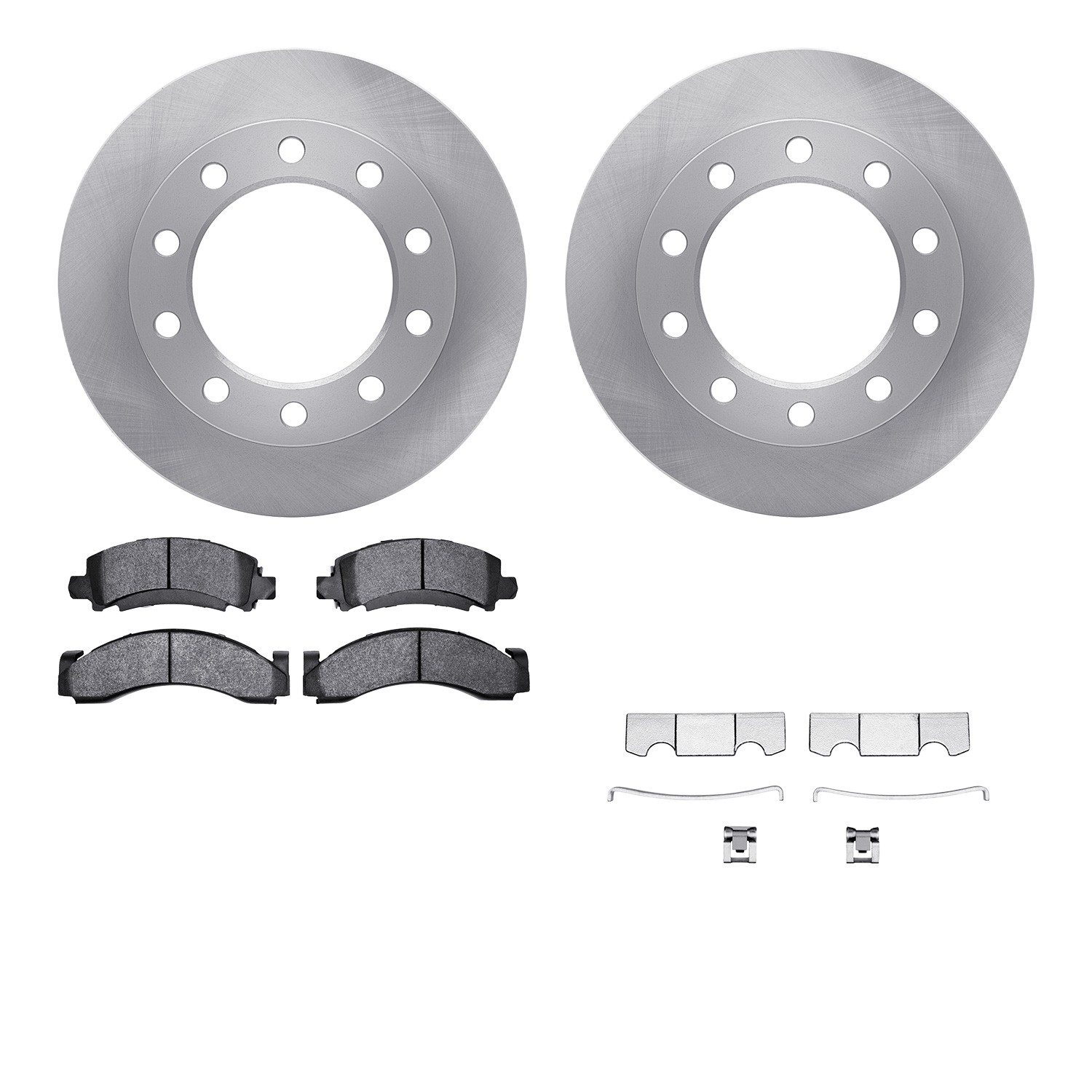 DFC Brake Rotor- HD Brake Pad - Hardware