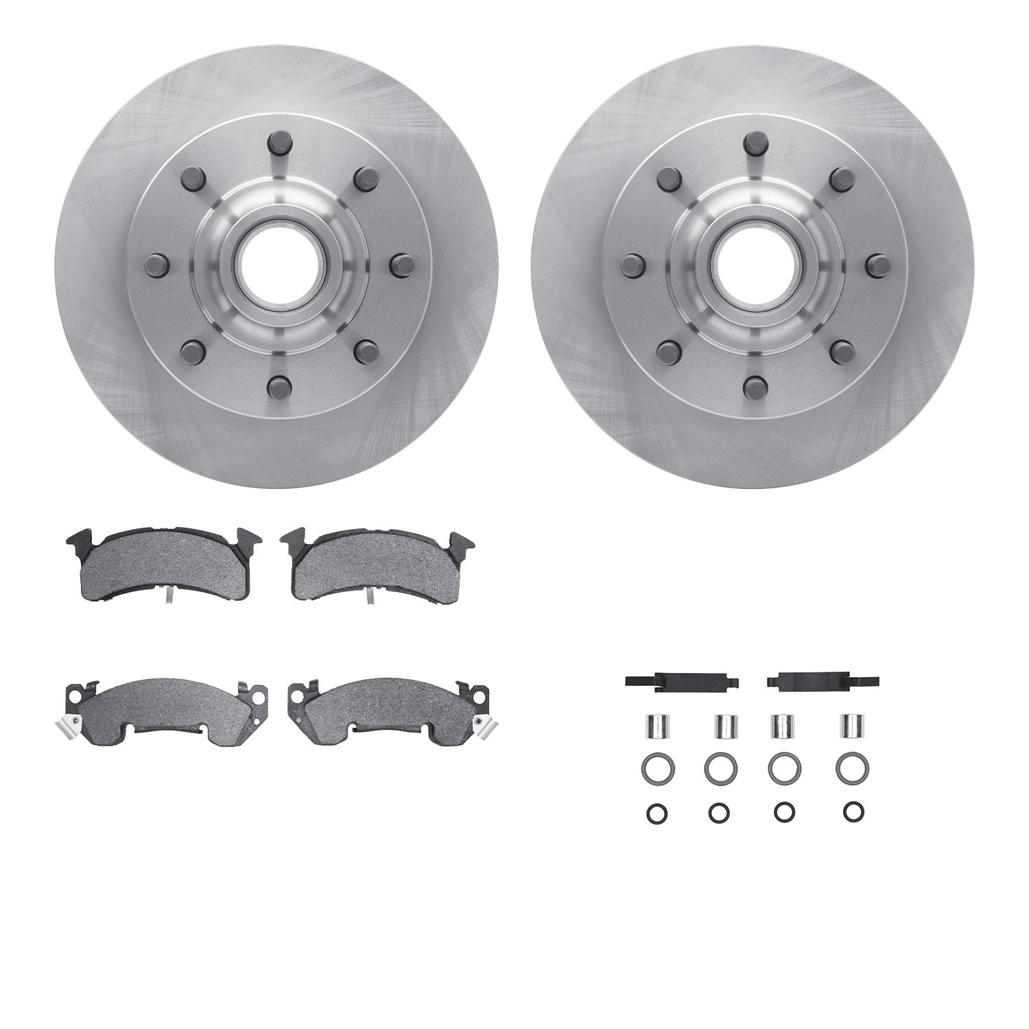 DFC Brake Rotor- HD Brake Pad - Hardware