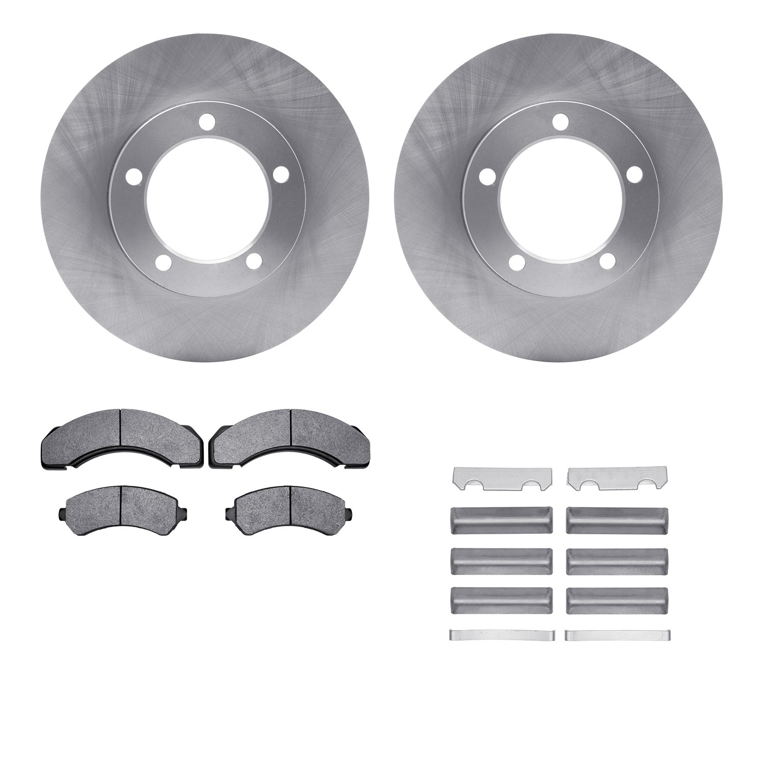 DFC Brake Rotor- HD Brake Pad - Hardware