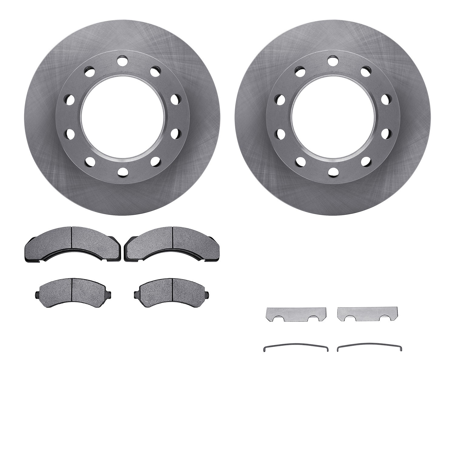 DFC Brake Rotor- HD Brake Pad - Hardware