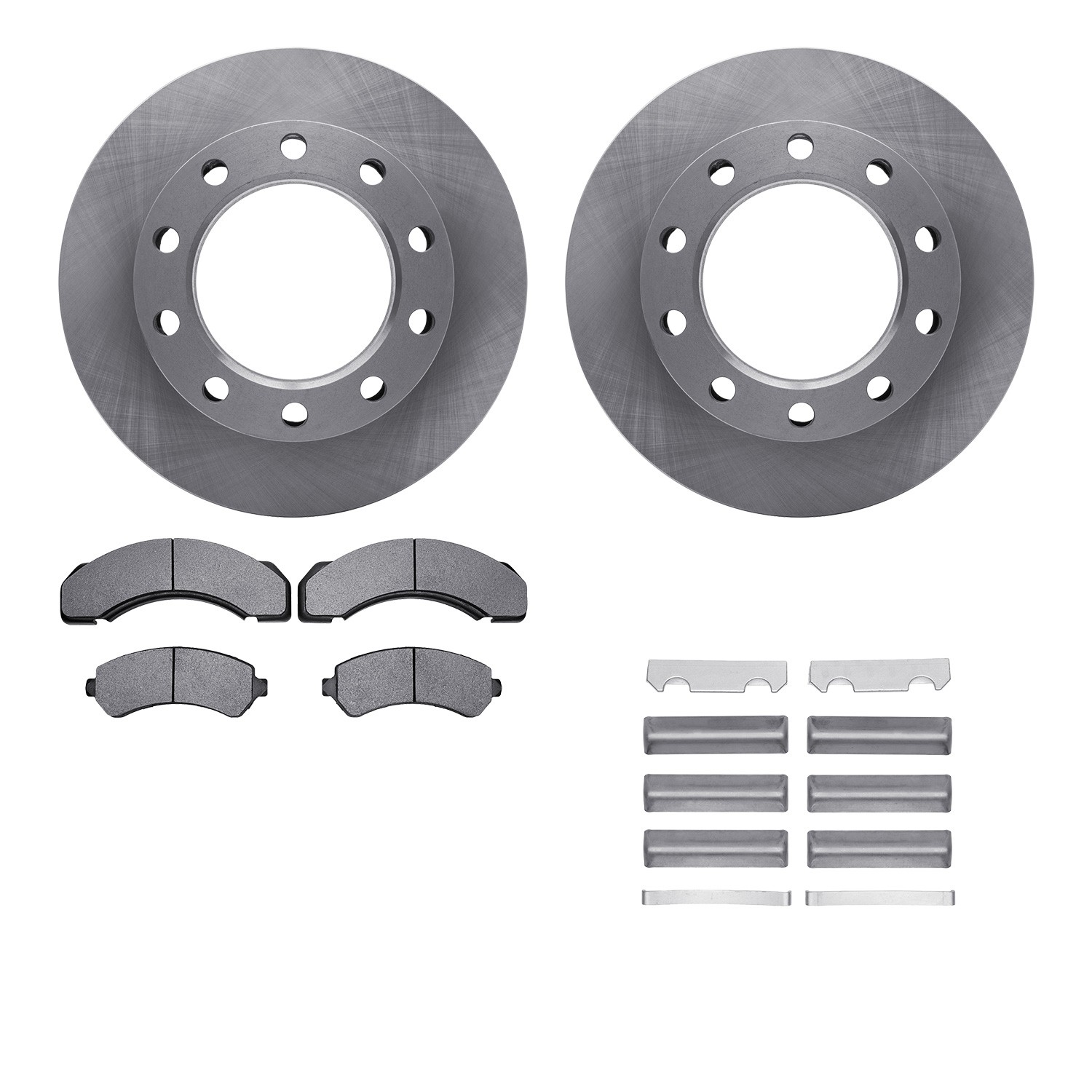 DFC Brake Rotor- HD Brake Pad - Hardware