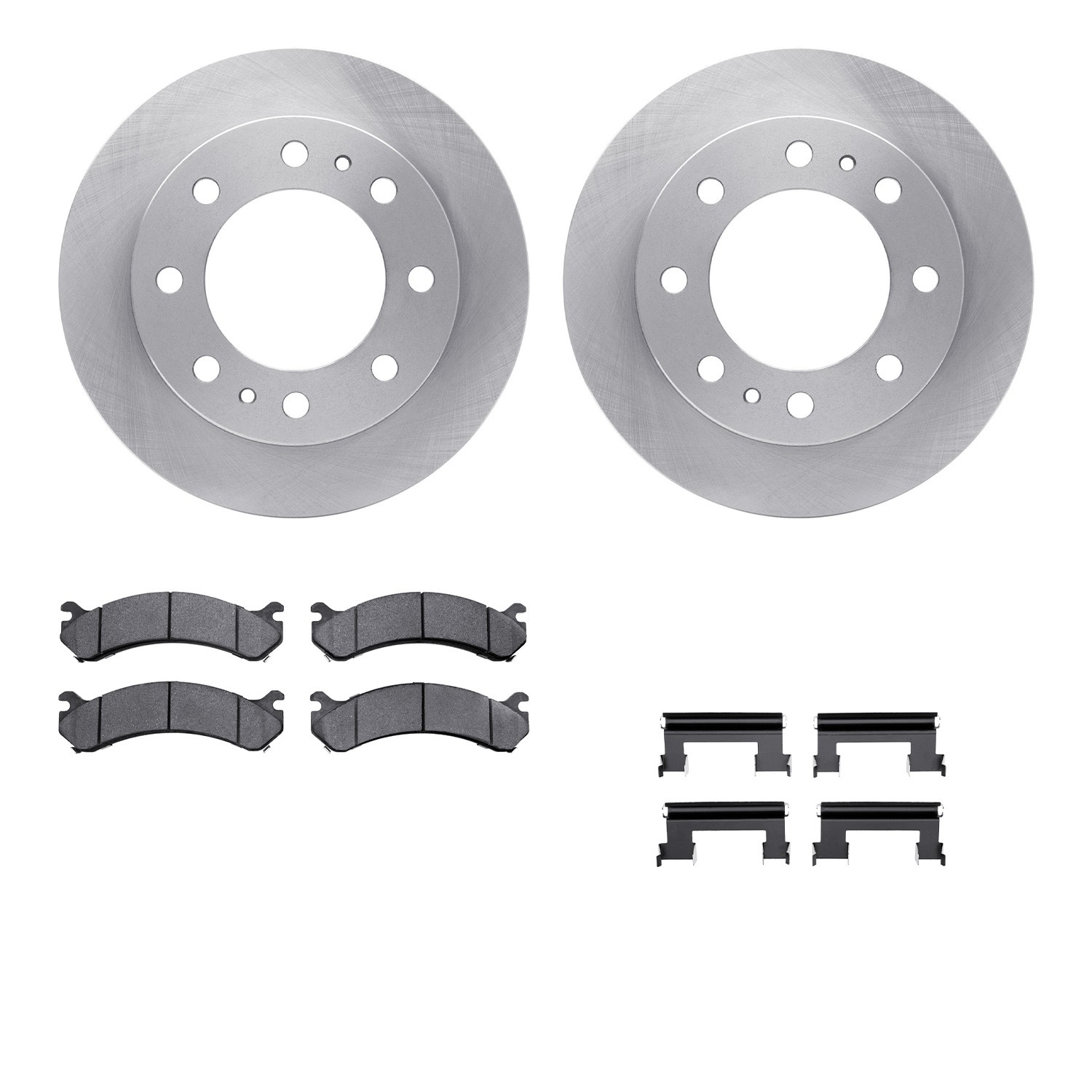 DFC Brake Rotor- HD Brake Pad - Hardware