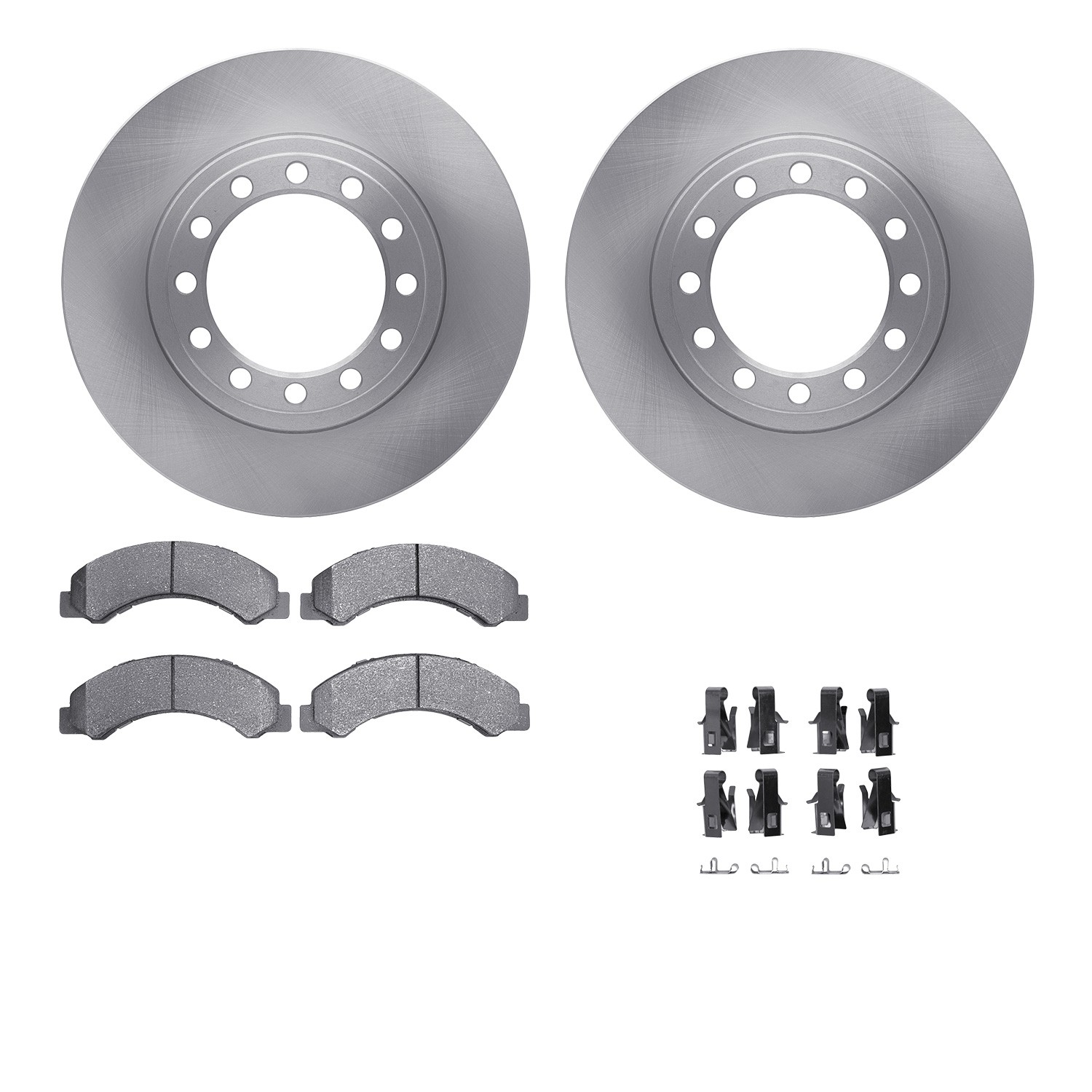 DFC Brake Rotor- HD Brake Pad - Hardware