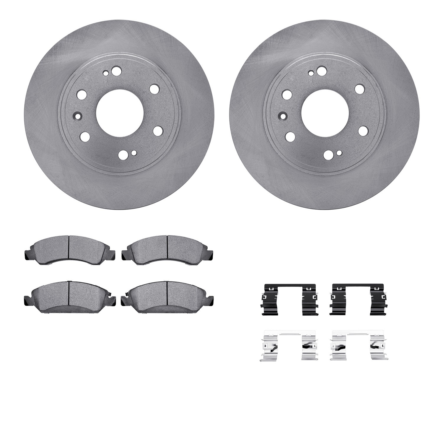 DFC Brake Rotor- HD Brake Pad - Hardware