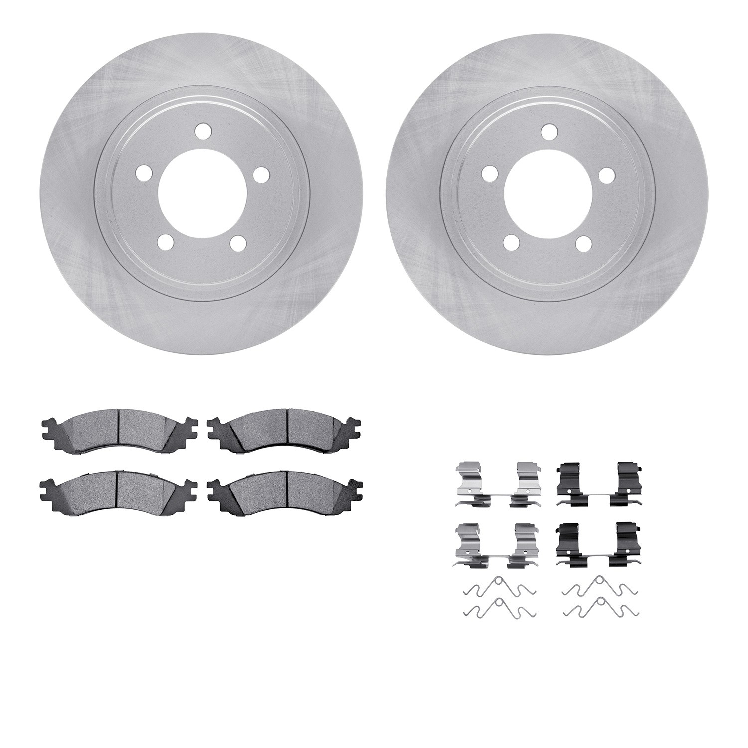 DFC Brake Rotor- HD Brake Pad - Hardware