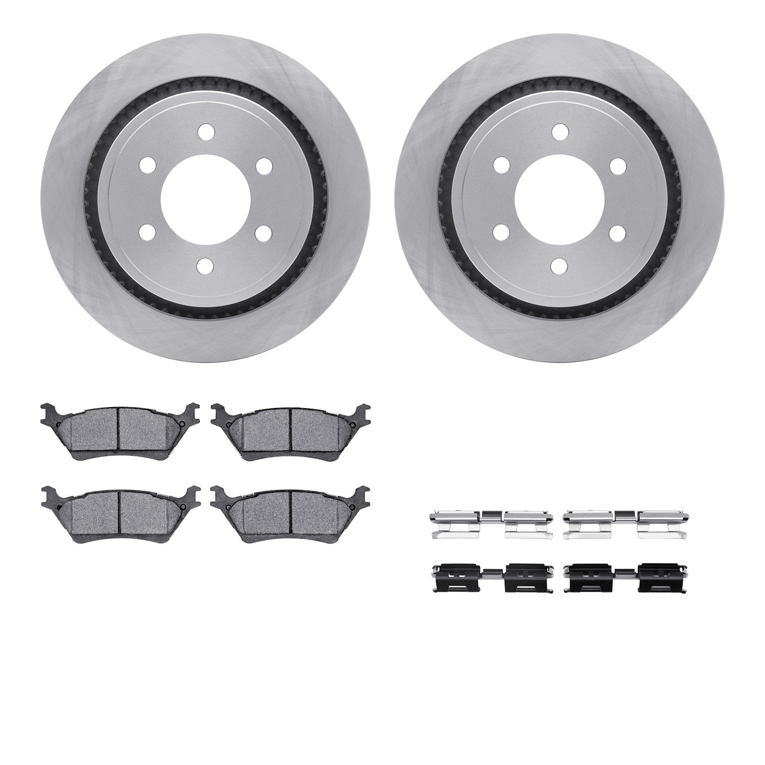 DFC Brake Rotor- HD Brake Pad - Hardware