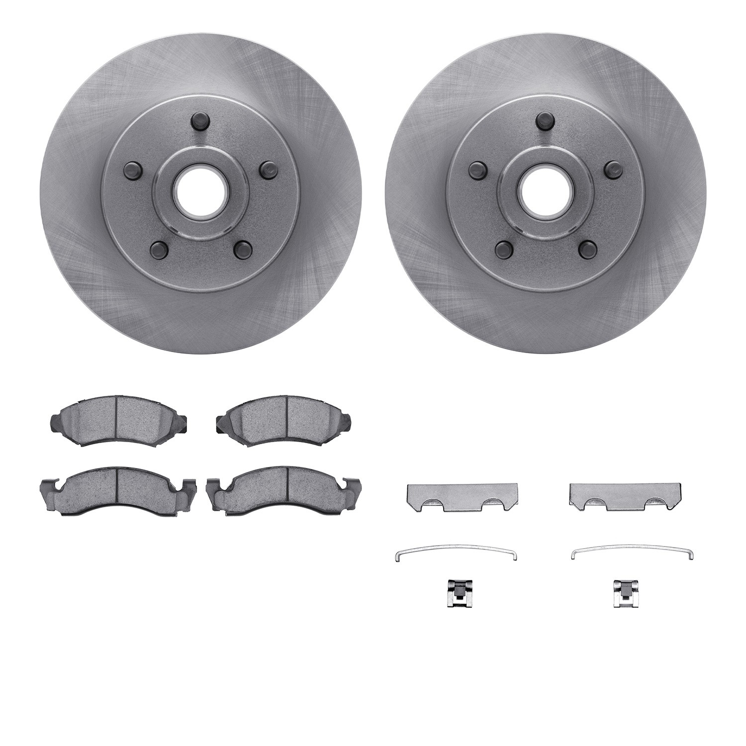 DFC Brake Rotor- HD Brake Pad - Hardware