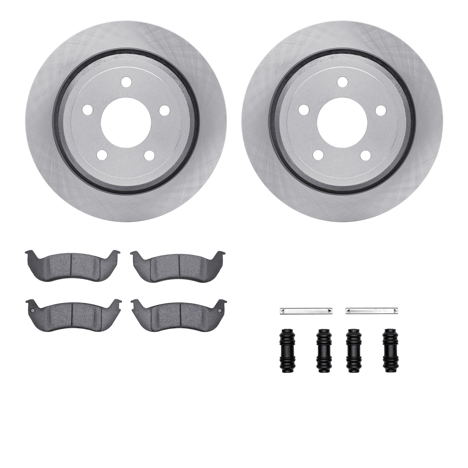 DFC Brake Rotor- HD Brake Pad - Hardware