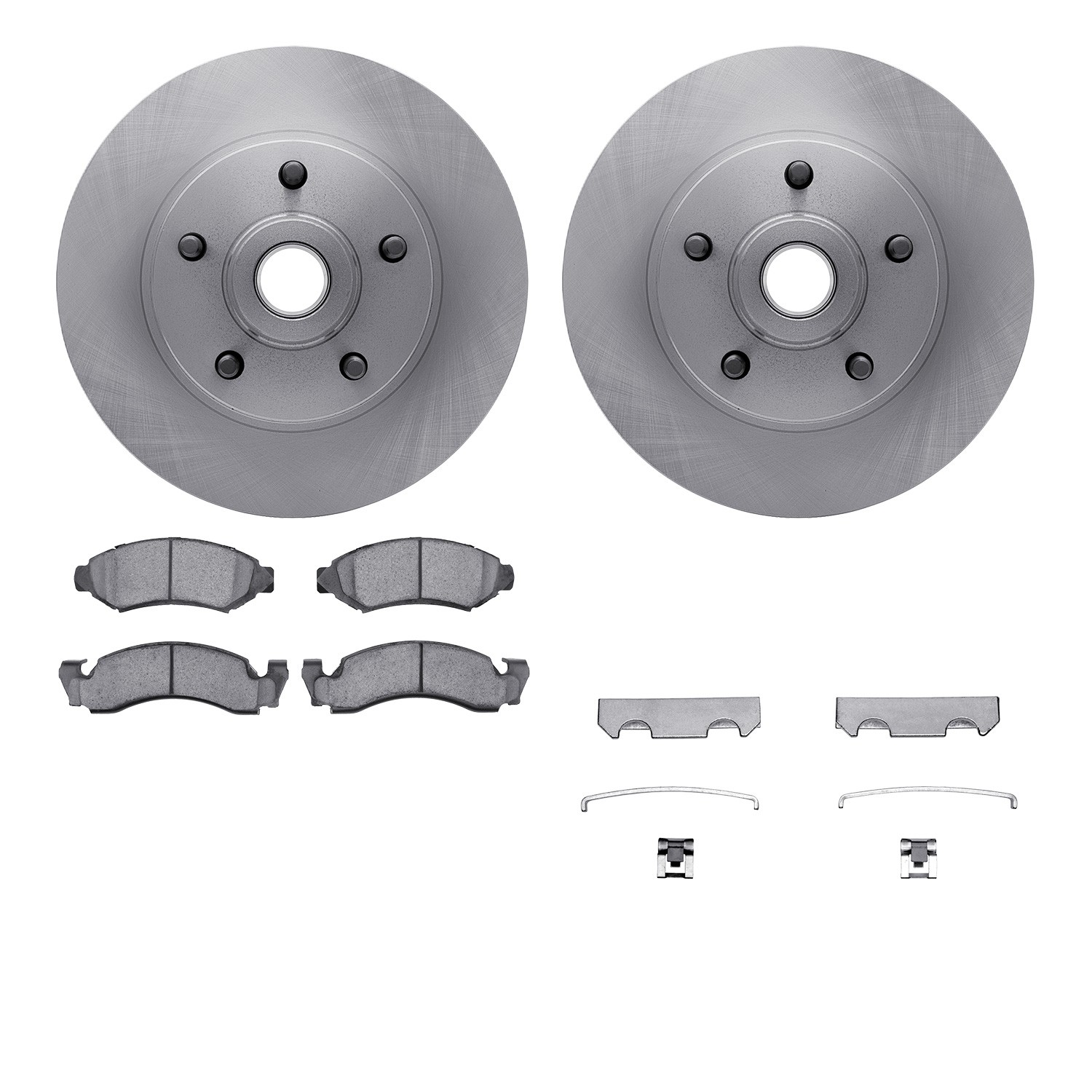 DFC Brake Rotor- HD Brake Pad - Hardware