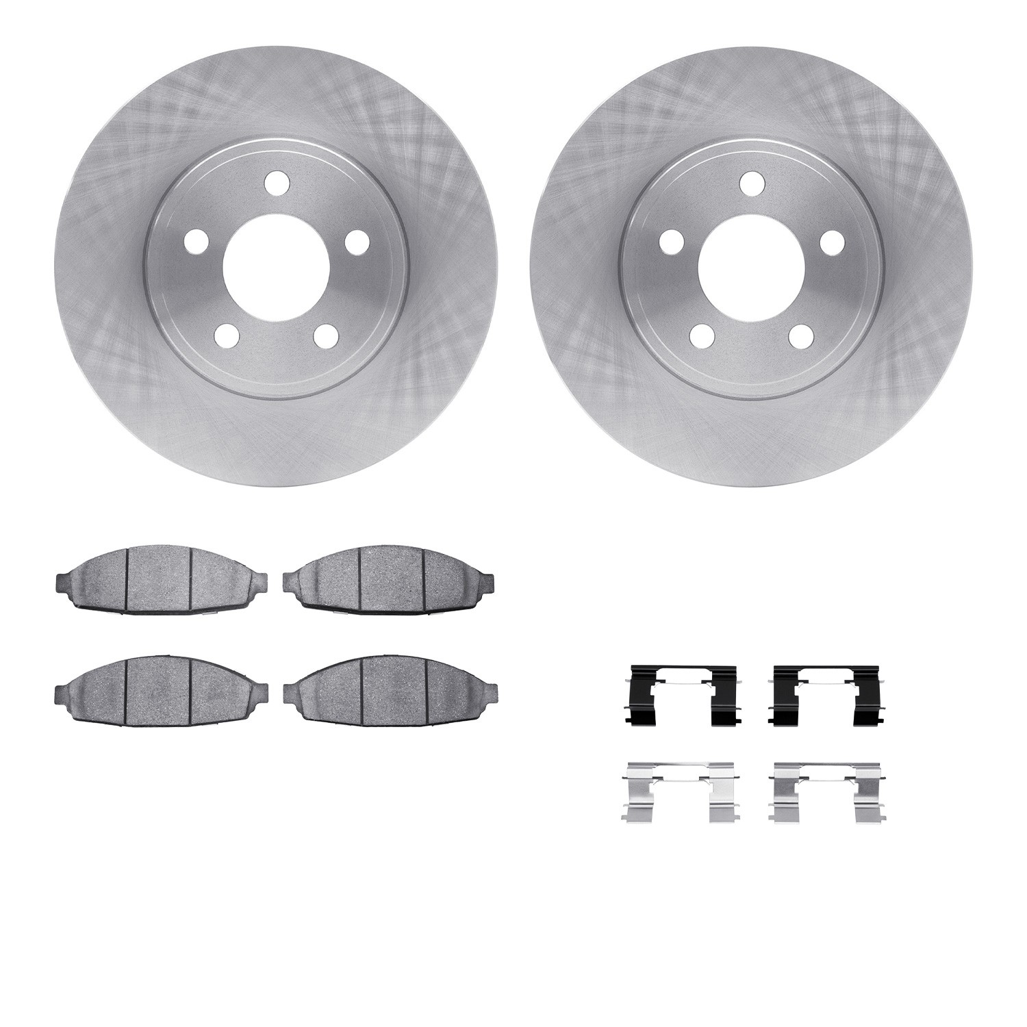 DFC Brake Rotor- HD Brake Pad - Hardware