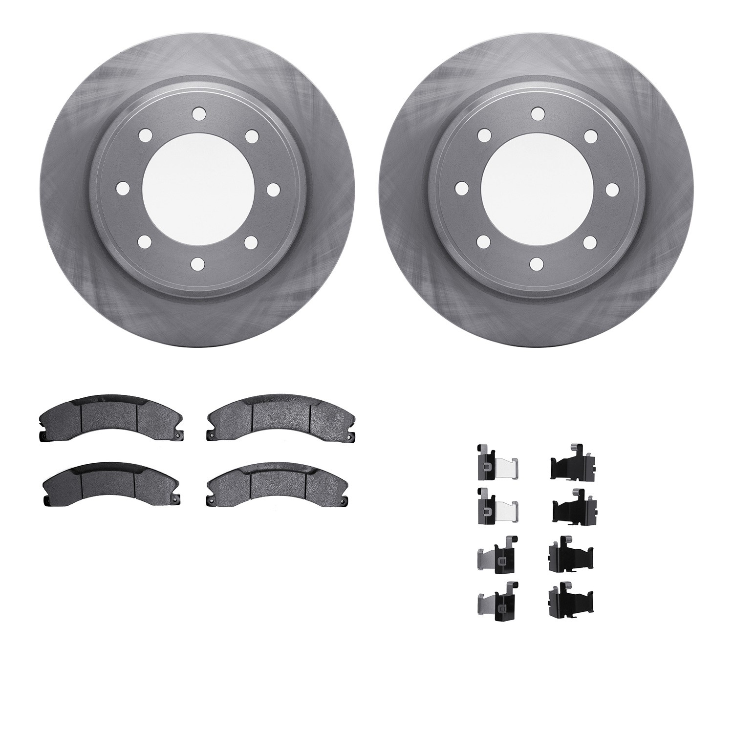 DFC Brake Rotor- HD Brake Pad - Hardware