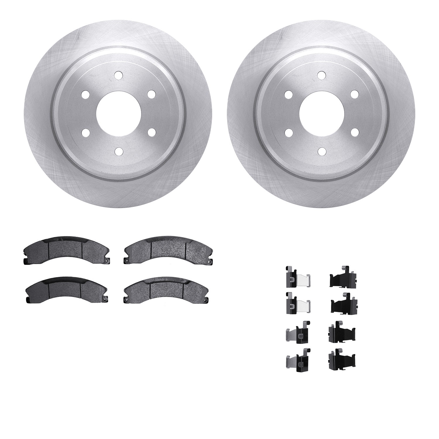 DFC Brake Rotor- HD Brake Pad - Hardware