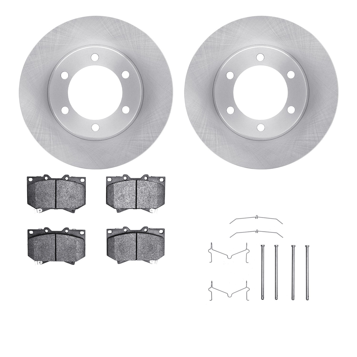 DFC Brake Rotor- HD Brake Pad - Hardware