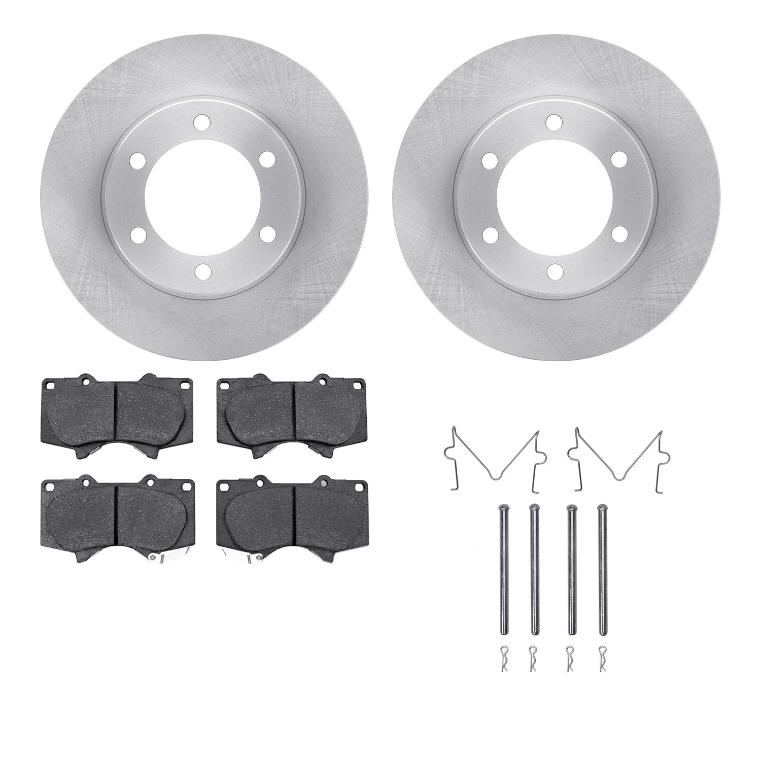 DFC Brake Rotor- HD Brake Pad - Hardware